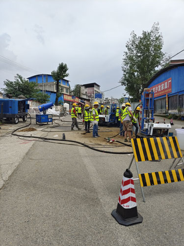 芷江公路下沉注浆加固